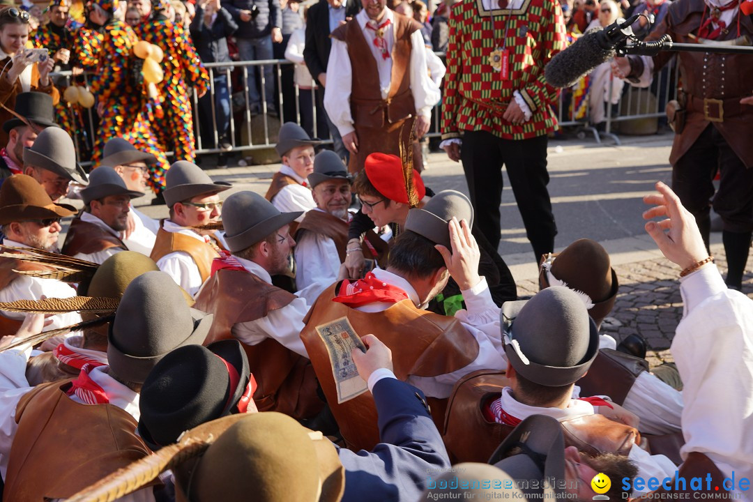 Narrenbaumstellen: Stockach am Bodensee, 28.02.2019