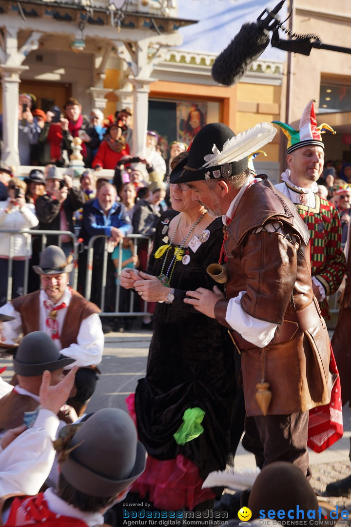 Narrenbaumstellen: Stockach am Bodensee, 28.02.2019