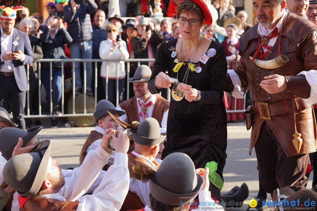 Narrenbaumstellen: Stockach am Bodensee, 28.02.2019