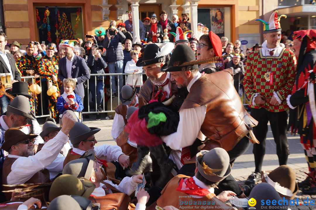 Narrenbaumstellen: Stockach am Bodensee, 28.02.2019