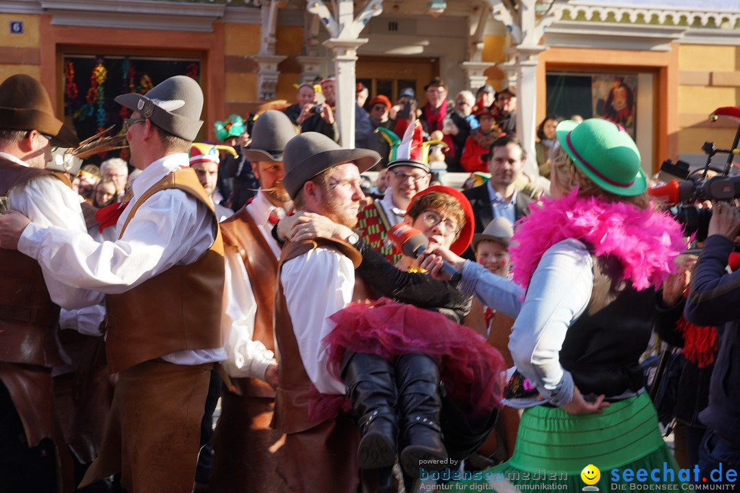 Narrenbaumstellen: Stockach am Bodensee, 28.02.2019