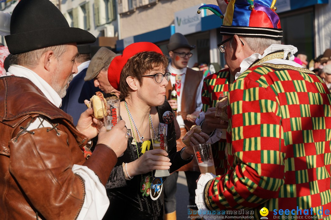 Narrenbaumstellen: Stockach am Bodensee, 28.02.2019