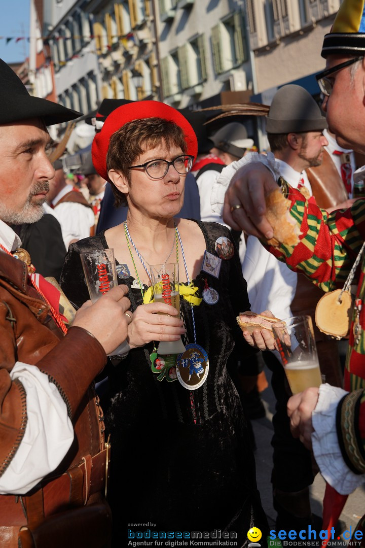 Narrenbaumstellen: Stockach am Bodensee, 28.02.2019