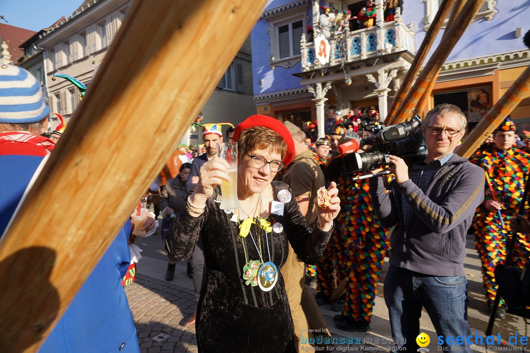 Narrenbaumstellen: Stockach am Bodensee, 28.02.2019