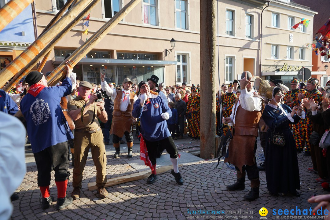 Narrenbaumstellen: Stockach am Bodensee, 28.02.2019