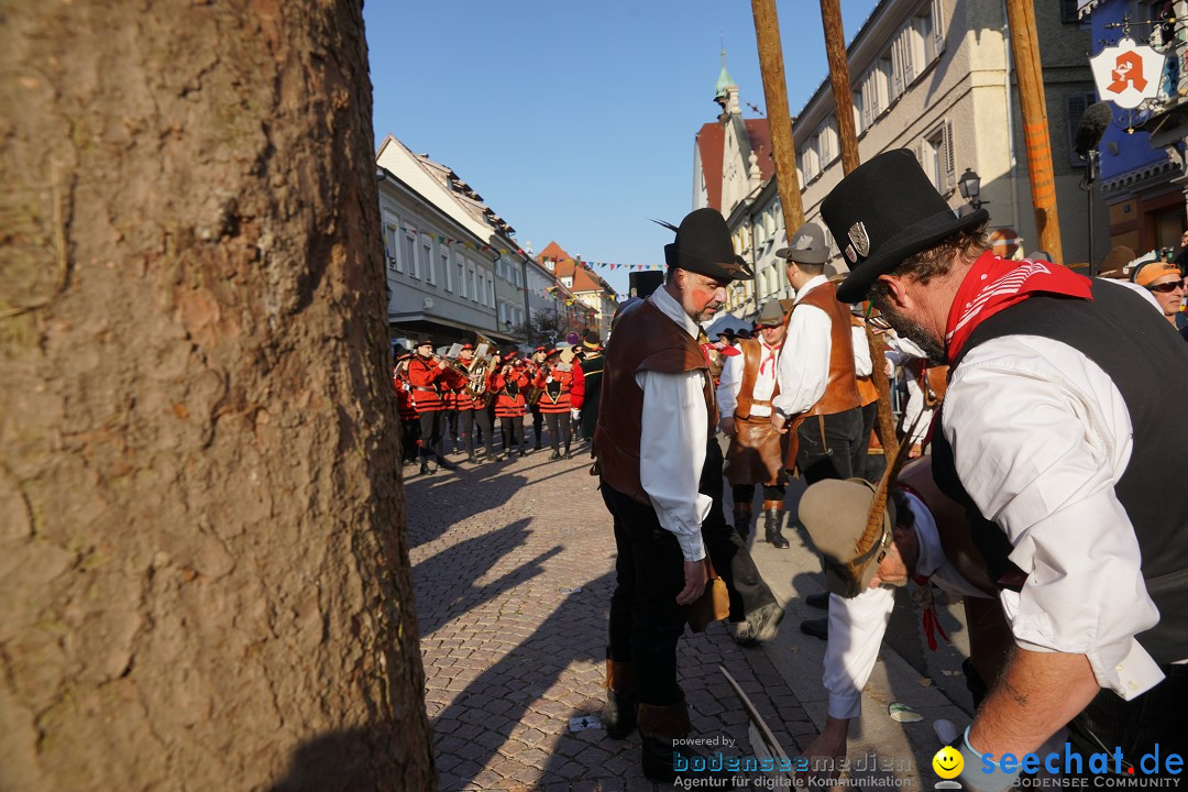 Narrenbaumstellen: Stockach am Bodensee, 28.02.2019