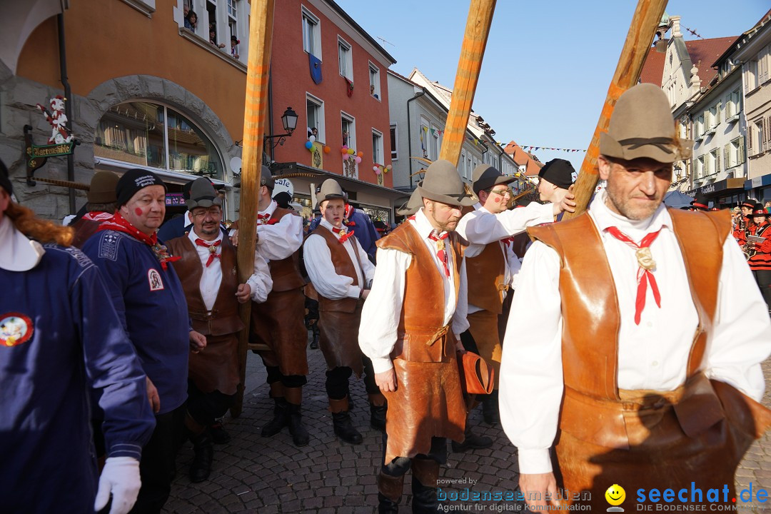 Narrenbaumstellen: Stockach am Bodensee, 28.02.2019