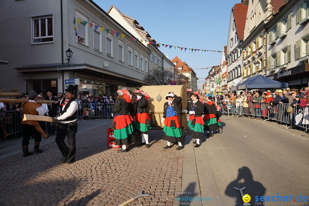 Narrenbaumstellen: Stockach am Bodensee, 28.02.2019