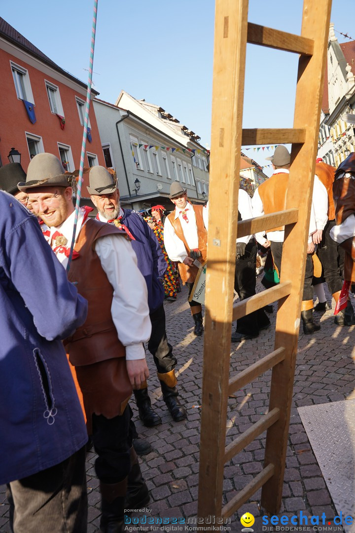 Narrenbaumstellen: Stockach am Bodensee, 28.02.2019