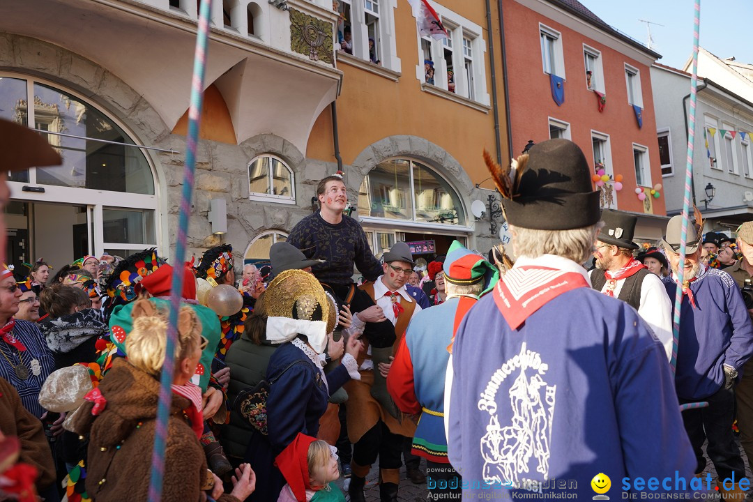 Narrenbaumstellen: Stockach am Bodensee, 28.02.2019