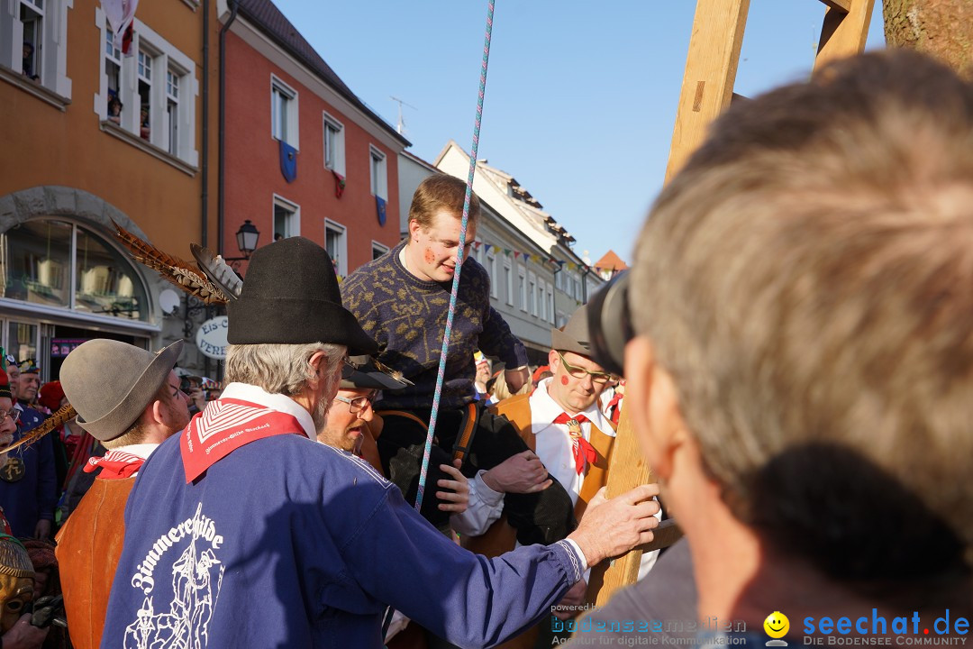 Narrenbaumstellen: Stockach am Bodensee, 28.02.2019