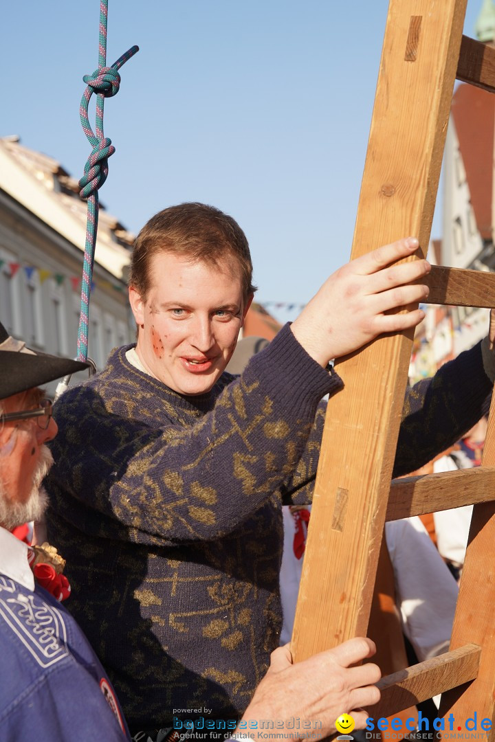 Narrenbaumstellen: Stockach am Bodensee, 28.02.2019