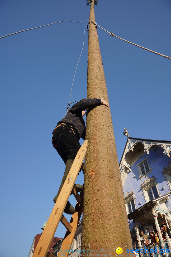 Narrenbaumstellen: Stockach am Bodensee, 28.02.2019