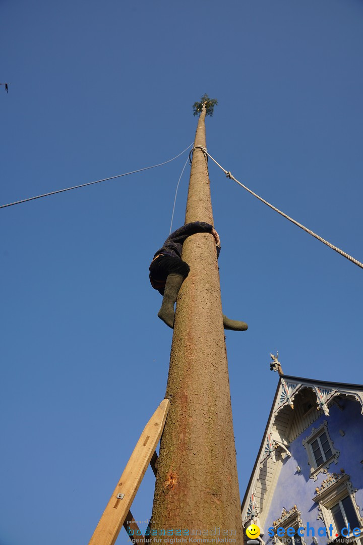 Narrenbaumstellen: Stockach am Bodensee, 28.02.2019