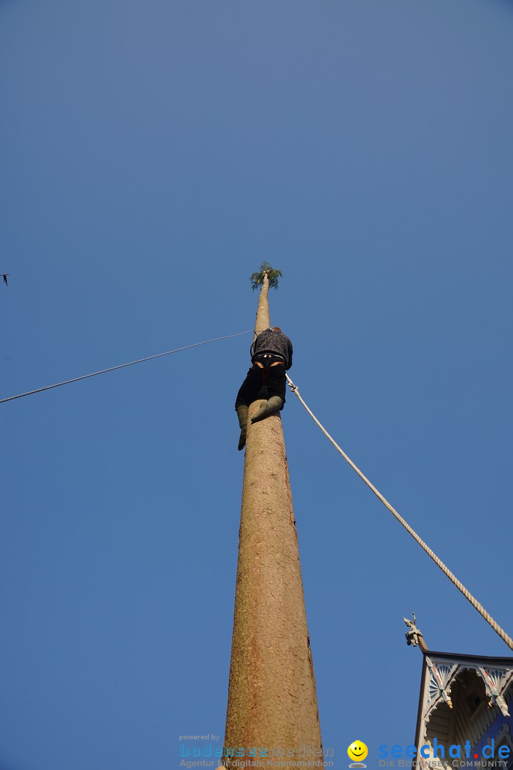 Narrenbaumstellen: Stockach am Bodensee, 28.02.2019