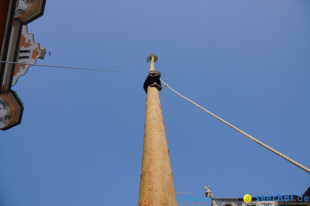 Narrenbaumstellen: Stockach am Bodensee, 28.02.2019