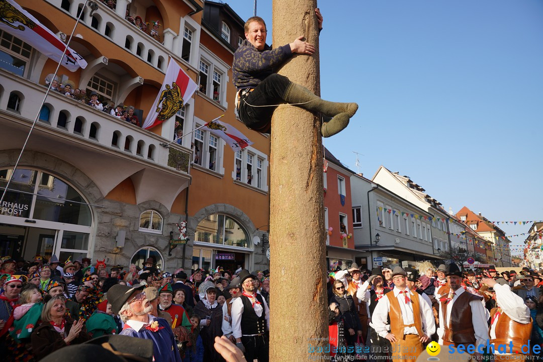 Narrenbaumstellen: Stockach am Bodensee, 28.02.2019