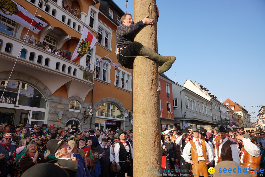 Narrenbaumstellen: Stockach am Bodensee, 28.02.2019