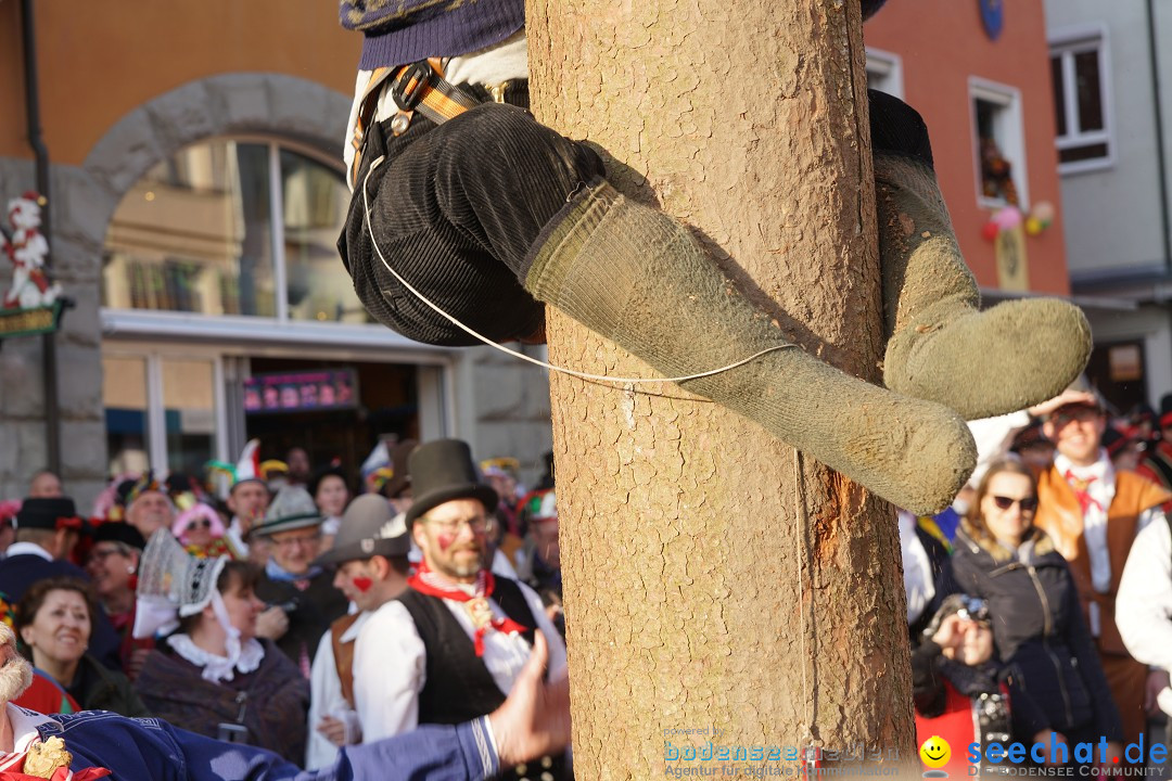 Narrenbaumstellen: Stockach am Bodensee, 28.02.2019