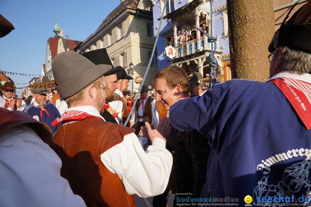 Narrenbaumstellen: Stockach am Bodensee, 28.02.2019