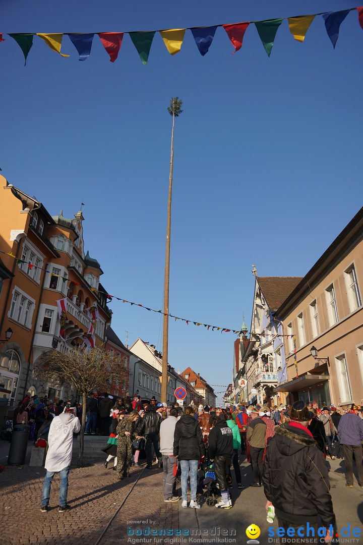 Narrenbaumstellen: Stockach am Bodensee, 28.02.2019