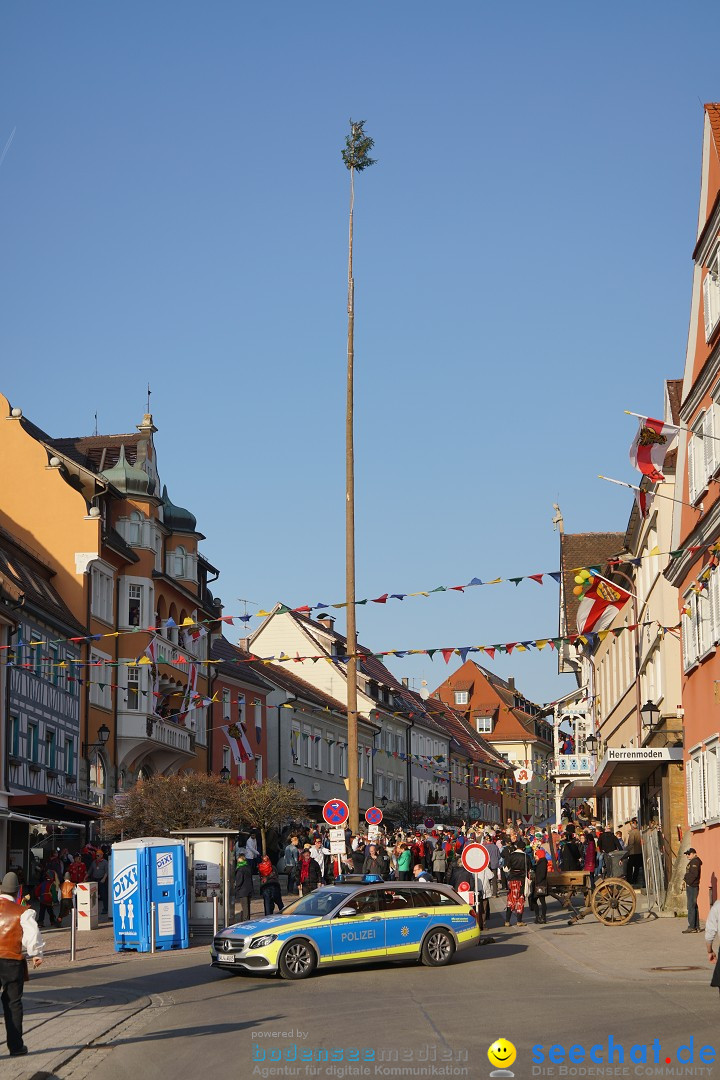 Narrenbaumstellen: Stockach am Bodensee, 28.02.2019