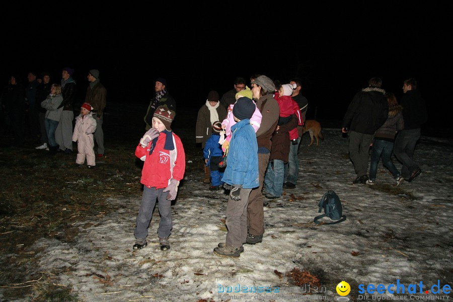 Funkenfeuer 2010: Ursaul bei Stockach am Bodensee, 21.02.2010