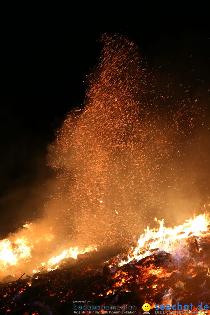 Funkenfeuer Fasnet - Unteruhldingen und Ittendorf Markdorf, 09.03.2019