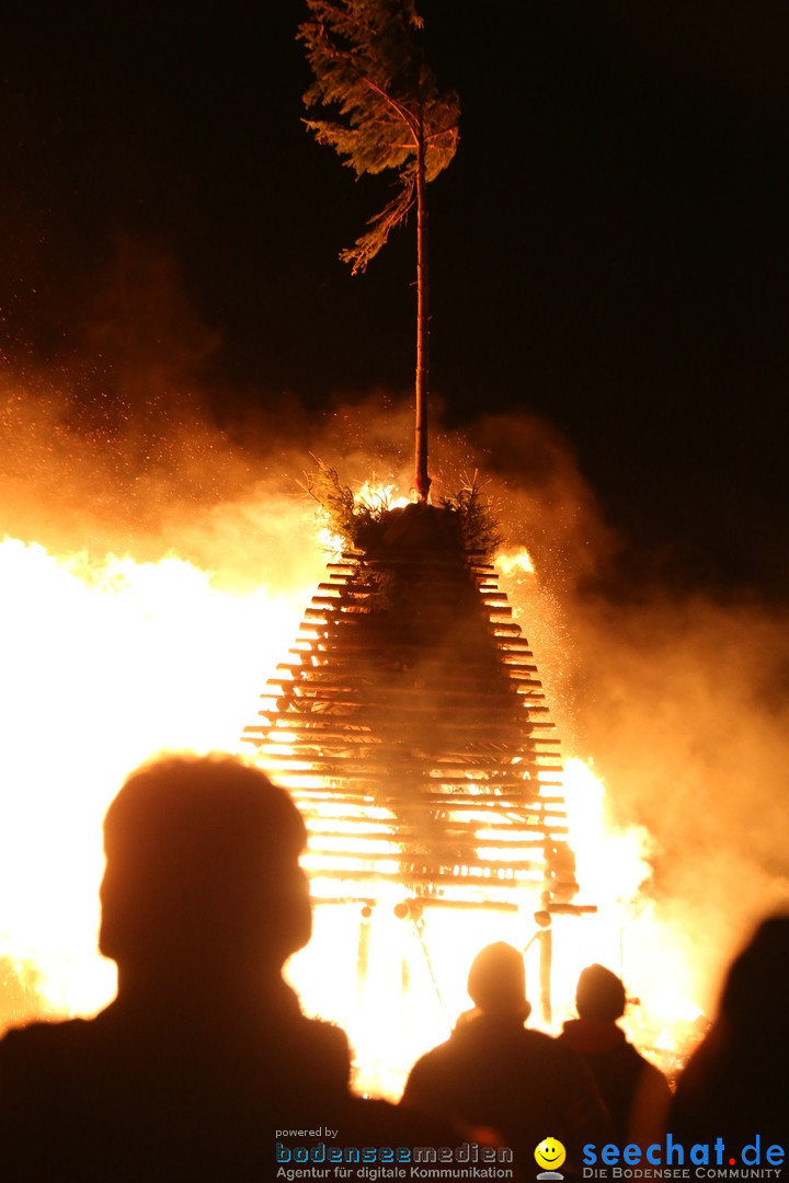 Funkenfeuer Fasnet - Unteruhldingen und Ittendorf Markdorf, 09.03.2019