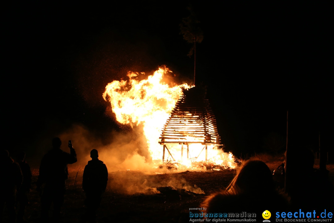 Funkenfeuer Fasnet - Unteruhldingen und Ittendorf Markdorf, 09.03.2019