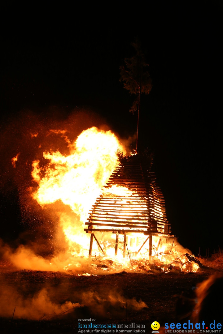 Funkenfeuer Fasnet - Unteruhldingen und Ittendorf Markdorf, 09.03.2019