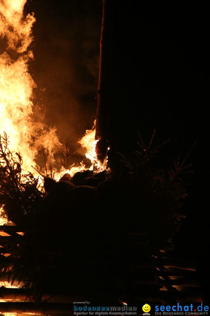 Funkenfeuer Fasnet - Unteruhldingen und Ittendorf Markdorf, 09.03.2019