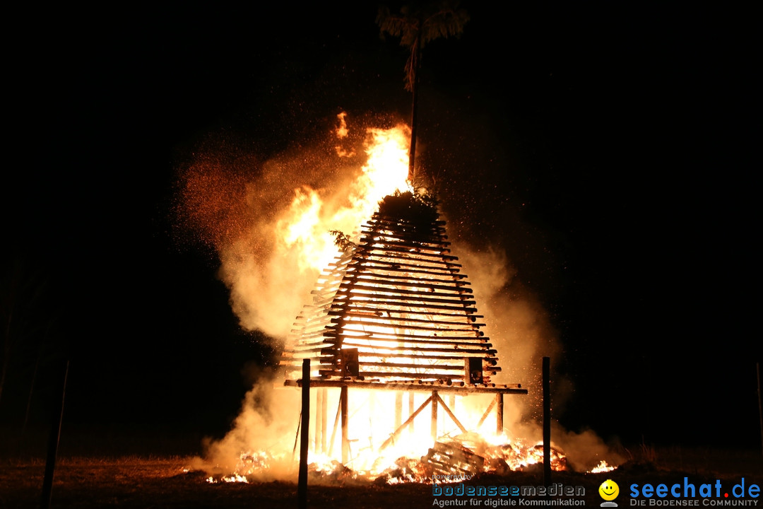 Funkenfeuer Fasnet - Unteruhldingen und Ittendorf Markdorf, 09.03.2019