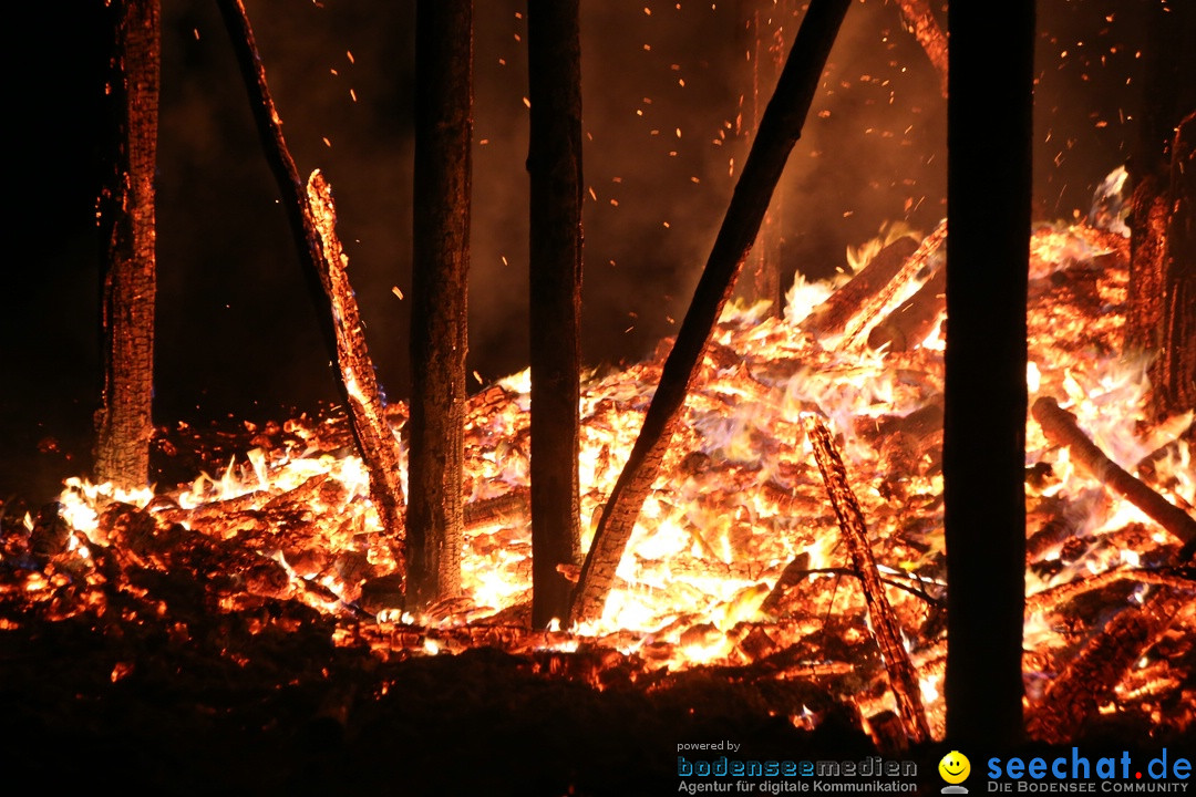 Funkenfeuer Fasnet - Unteruhldingen und Ittendorf Markdorf, 09.03.2019