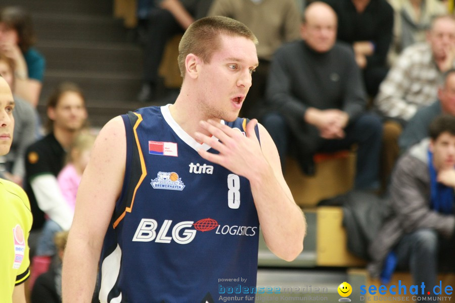 Basketball Bundesliga: ULM - BREMERHAVEN: Ulm, 27.02.2010