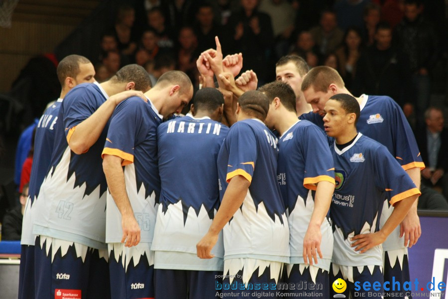 Basketball Bundesliga: ULM - BREMERHAVEN: Ulm, 27.02.2010