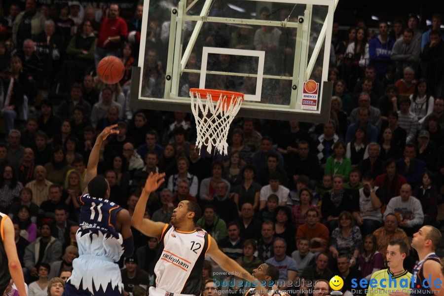 Basketball Bundesliga: ULM - BREMERHAVEN: Ulm, 27.02.2010