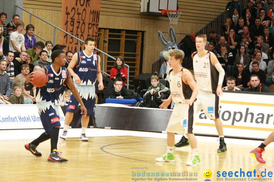 Basketball Bundesliga: ULM - BREMERHAVEN: Ulm, 27.02.2010