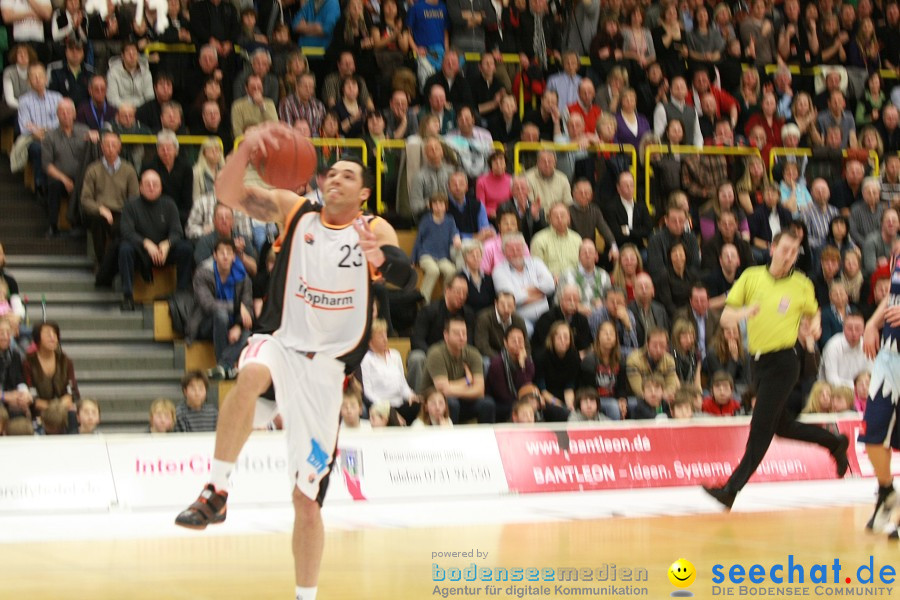 Basketball Bundesliga: ULM - BREMERHAVEN: Ulm, 27.02.2010