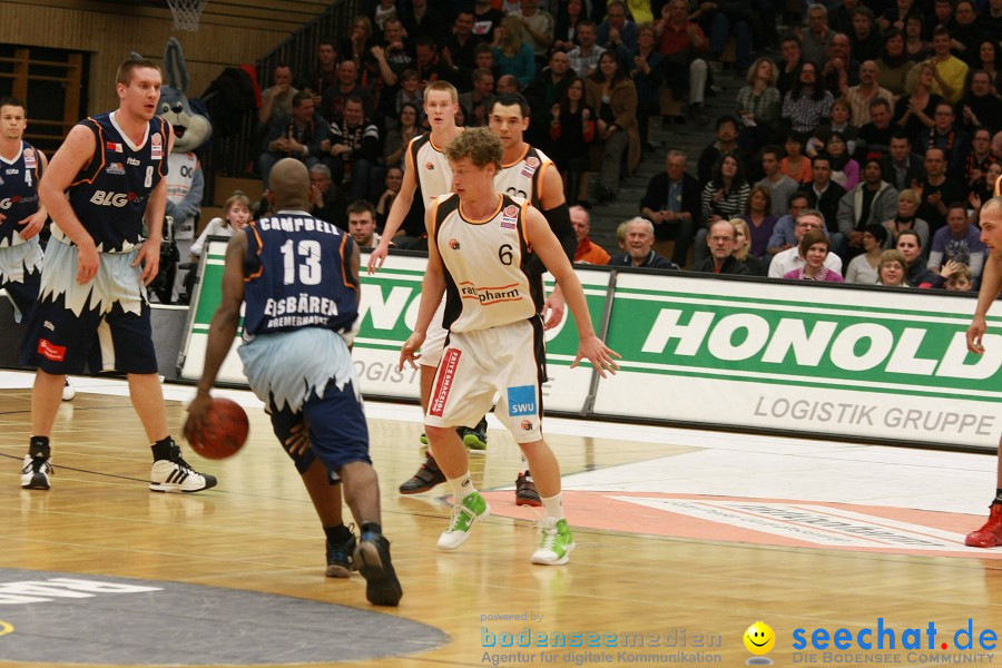 Basketball Bundesliga: ULM - BREMERHAVEN: Ulm, 27.02.2010