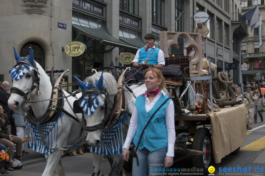 Sechselaeuten Kinderumzug - Fruehlingsfest: Zuerich, 08.04.2019