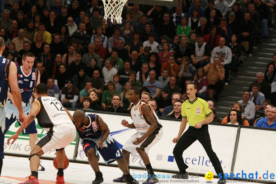 Basketball Bundesliga: ULM - BREMERHAVEN: Ulm, 27.02.2010