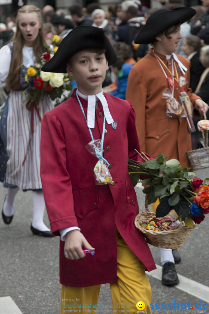 Sechselaeuten Kinderumzug - Fruehlingsfest: Zuerich, 08.04.2019