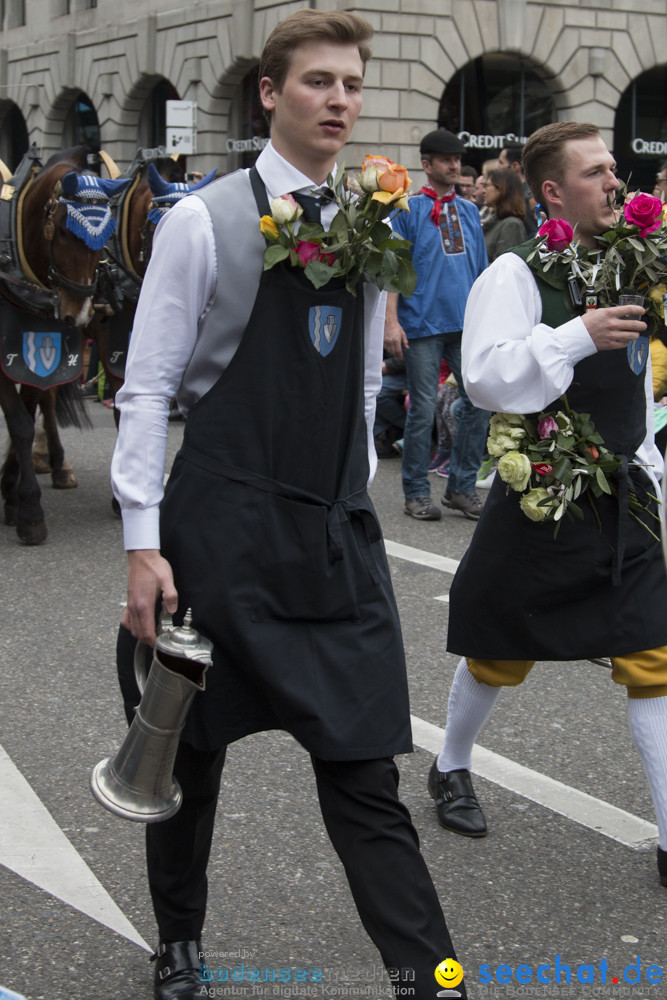 Sechselaeuten Kinderumzug - Fruehlingsfest: Zuerich, 08.04.2019