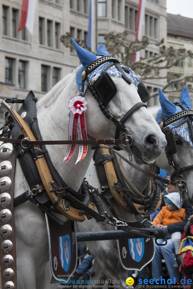 Sechselaeuten Kinderumzug - Fruehlingsfest: Zuerich, 08.04.2019