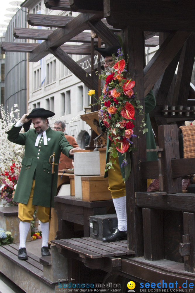 Sechselaeuten Kinderumzug - Fruehlingsfest: Zuerich, 08.04.2019