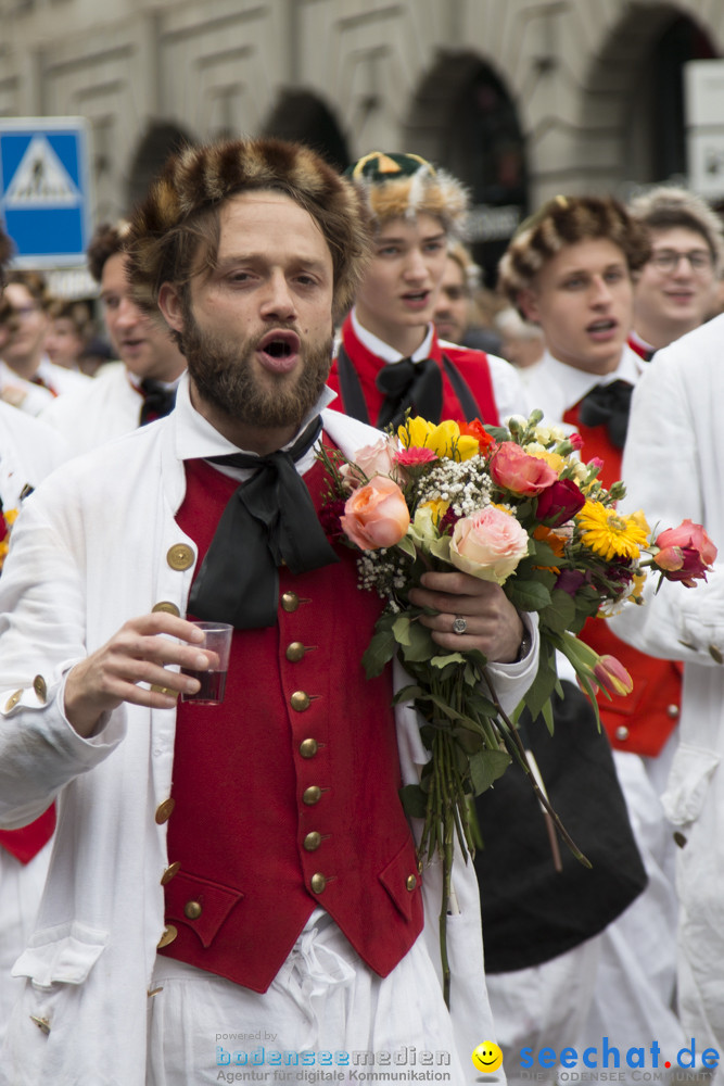 Sechselaeuten Kinderumzug - Fruehlingsfest: Zuerich, 08.04.2019