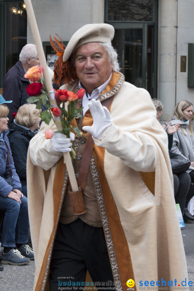 Sechselaeuten Kinderumzug - Fruehlingsfest: Zuerich, 08.04.2019