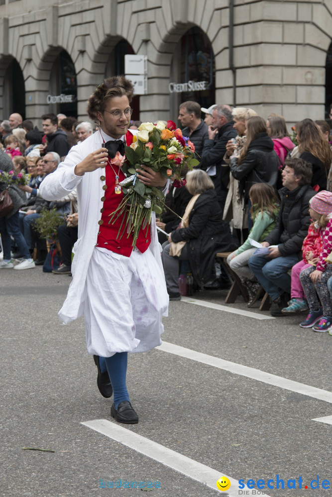 Sechselaeuten Kinderumzug - Fruehlingsfest: Zuerich, 08.04.2019