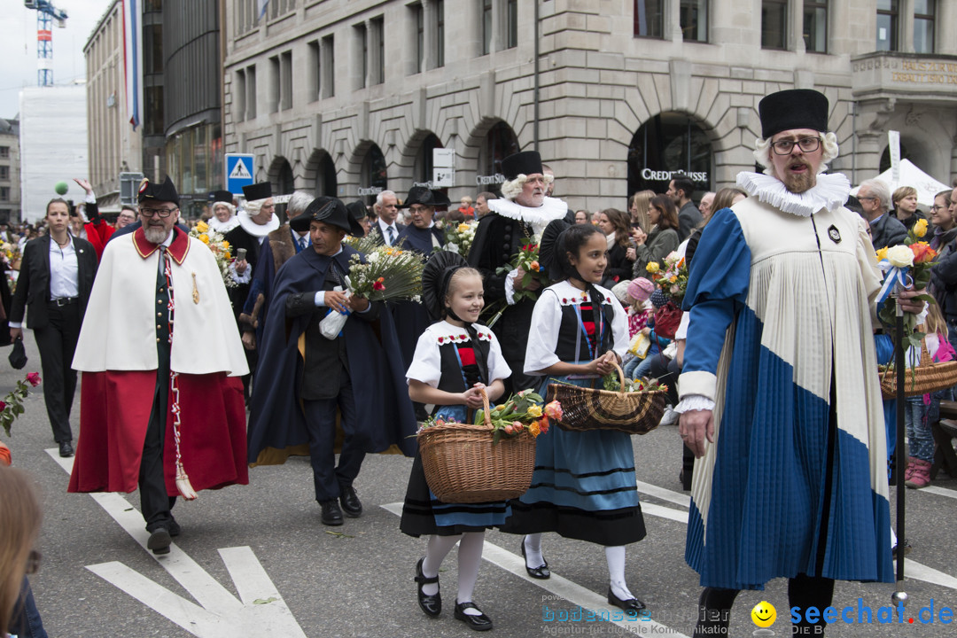 Sechselaeuten Kinderumzug - Fruehlingsfest: Zuerich, 08.04.2019